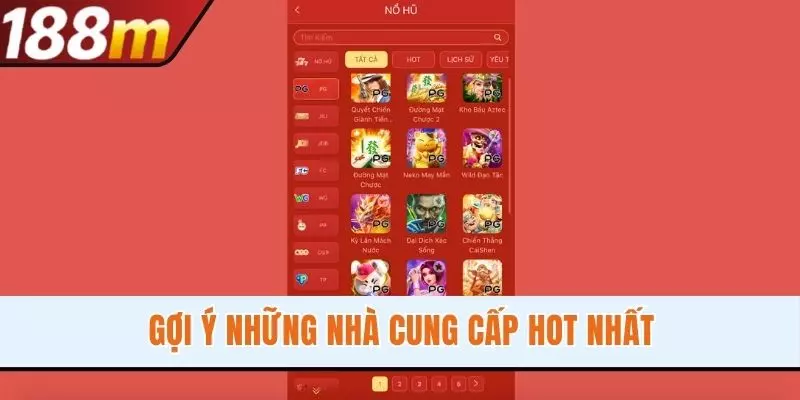 Gợi ý những nhà cung cấp HOT nhất
