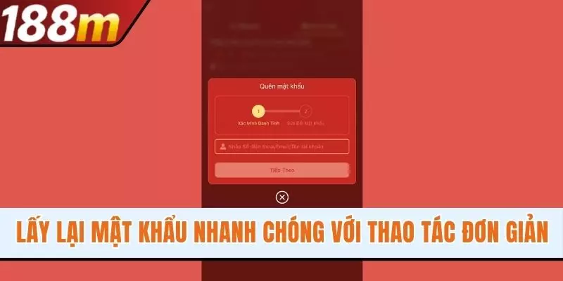 Lấy lại mật khẩu nhanh chóng với thao tác đơn giản